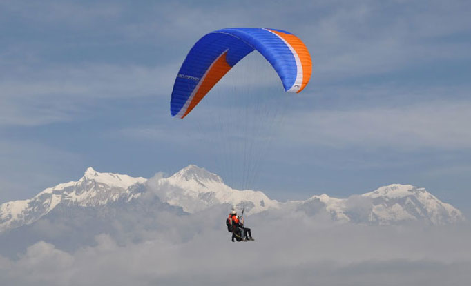 Paragliding in Nepal